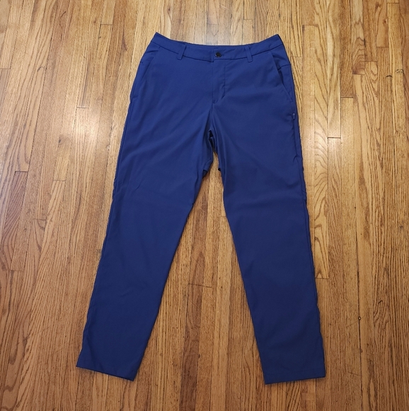 Lululemon Mens Commission Pants Size 32 × 29 Blue Performance - Picture 1 of 7